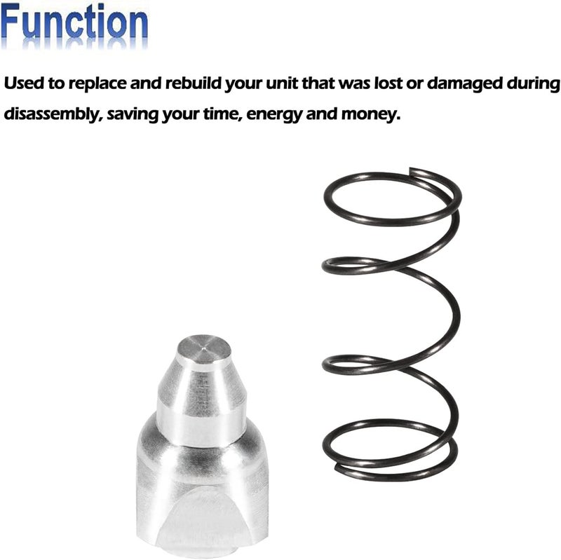 YMT Replacement Valve & Spring Set Perfect Suitable for Evinrude Johnson 25 35 40 50 HP 1989-2004, Comparable to OEM Part Number 0335134 335134 435567 - Image 3